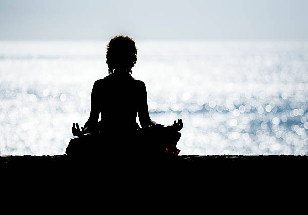istock Yoga meditative padmasana lotus pose 177233113