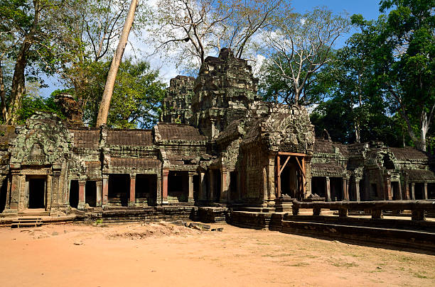 Temple Siem Reap Cambodia, Ancient Angkor. UNESCO  World Heritage Site of Angkor Thom, Siem Reap, Cambodia.