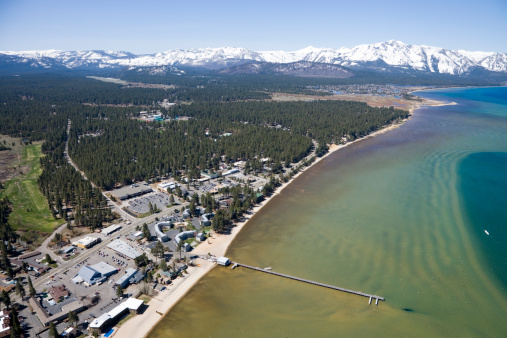 Aerial Photography of South Lake Tahoe