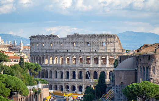 historical landmarks of Rome, Italy