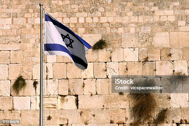 Derrogação Bandeira De Israel - Fotografias de stock e mais imagens de Antiguidades - Antiguidades, Arquitetura, Azul