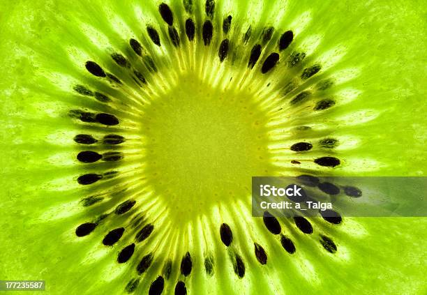 Fresh Kiwi Background Supermacro Back Lit Stock Photo - Download Image Now - Abstract, Antioxidant, Back Lit