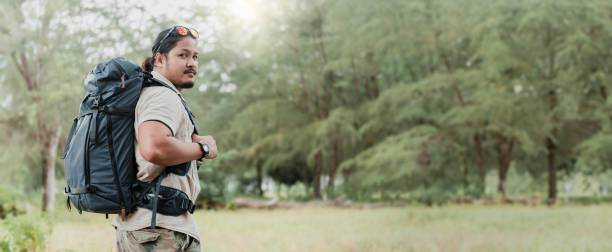 istock Asian man Embracing Nature: A Journey Through the Wilderness 1772356218