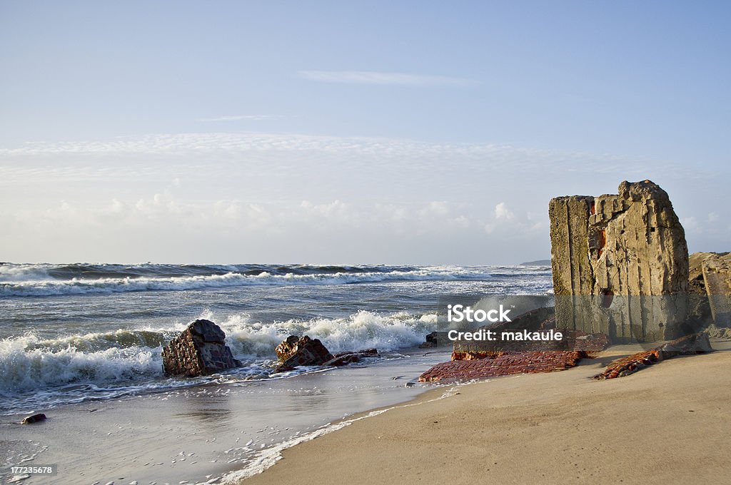 Old ruins Old ruins of the Baltic Sea coast Archaeology Stock Photo