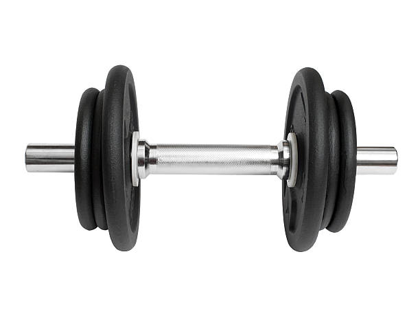 istock sports metal dumbbell 177235907