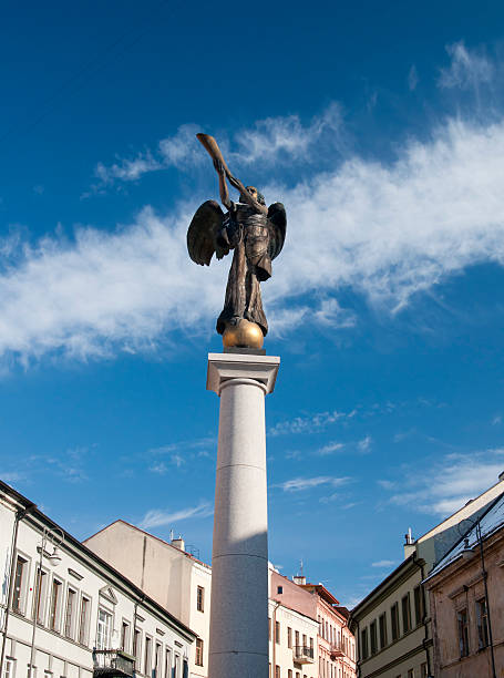 istock Angel statue at Uzupio, Vilnius, Lithuania 177236933