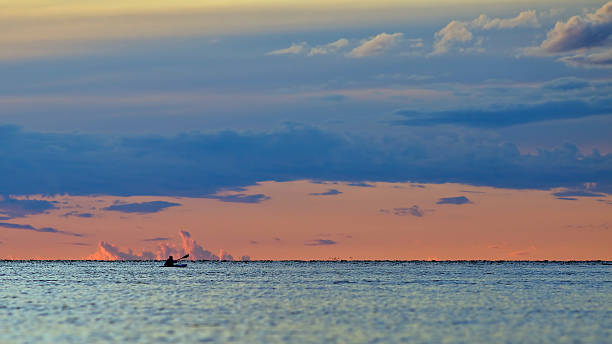 istock Peaceful Early Evening Kayaker on Lake 177237814