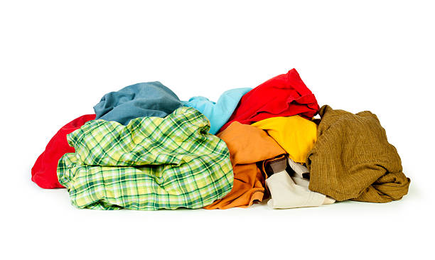 istock Big heap of colorful clothes 177238700