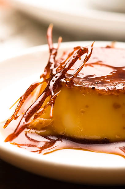 Delicious creme caramel dessert
