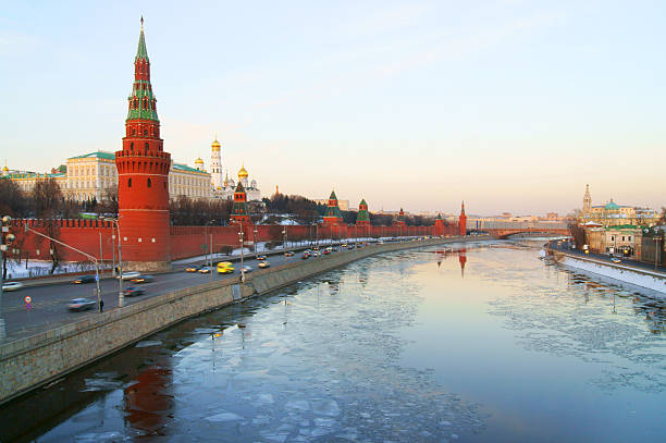 istock Famous Kremlin and Moscow river, Russia 177238860
