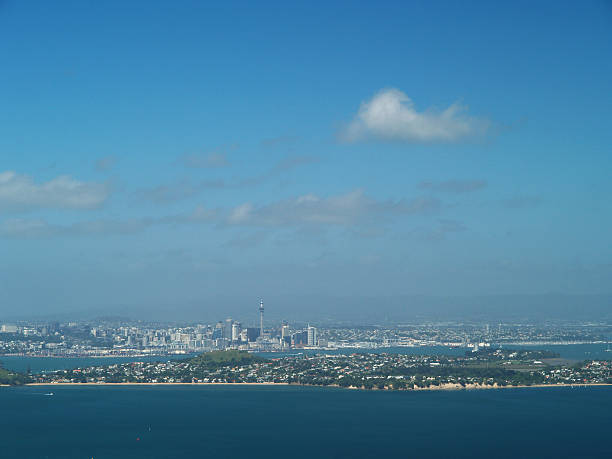 istock Auckland skyline and Davenport 177239028