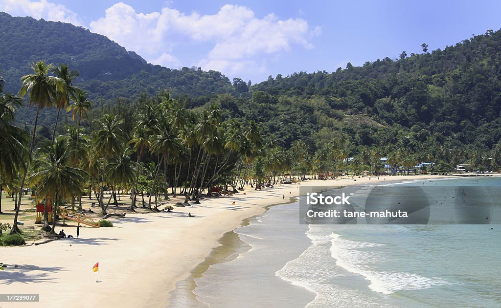 Beach of the Maracas Bay (Trinidad, West Indies) "Overview of the Maracas Bay (Trinidad, West Indies)" Beach Stock Photo