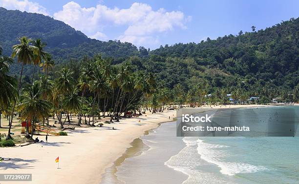 Beach Of The Maracas Bay Stock Photo - Download Image Now - Beach, Trinidad - Trinidad And Tobago, Bay of Water