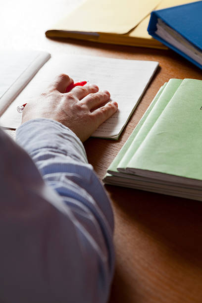 istock Teacher / Business Man With Books 177239118