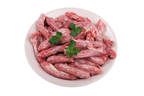 chicken meat on the plate