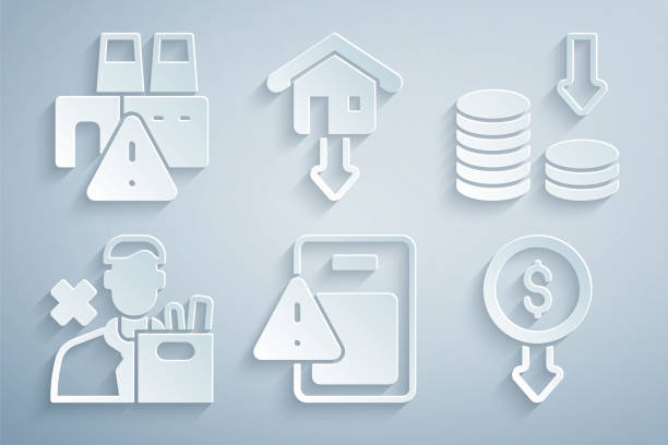 150+ Sacked House Stock Illustrations, Royalty-Free Vector Graphics ...