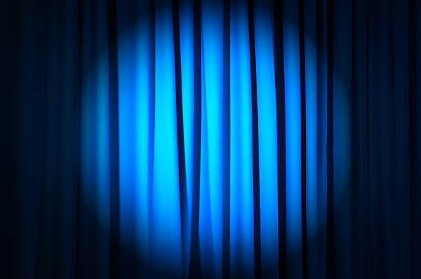 istock Brightly lit curtains in theatre concept 177240733