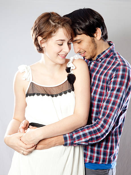 istock Young Couple standing and loving each other 177241107