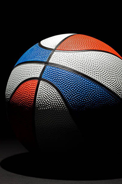 high Contrast Basketball stock photo