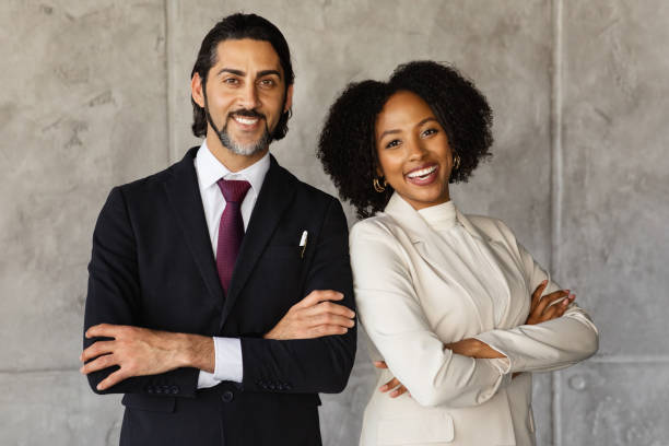 istock Cheerful middle eastern man and black woman managers, office interior 1772413412