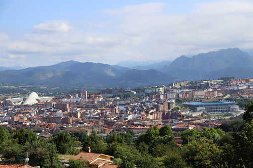 Landscape of the city of Oviedo