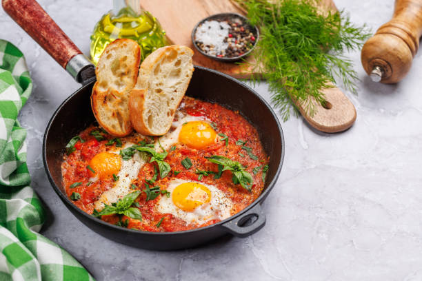 istock Delicious shakshuka breakfast in a pan 1772422640