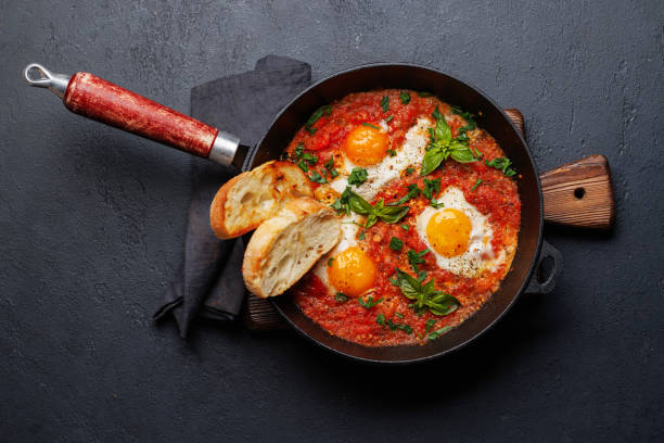 istock Delicious shakshuka breakfast in a pan 1772423195