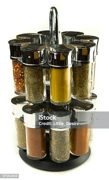 Spices Set Stock Photo - Download Image Now - Basil, Chili Pepper, Container