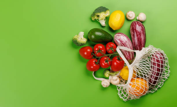 istock Mesh bag filled with a variety of vegetables 1772428802
