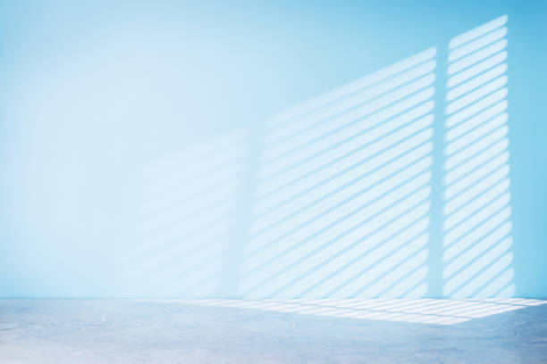 Stone table and sunlit wall, product template