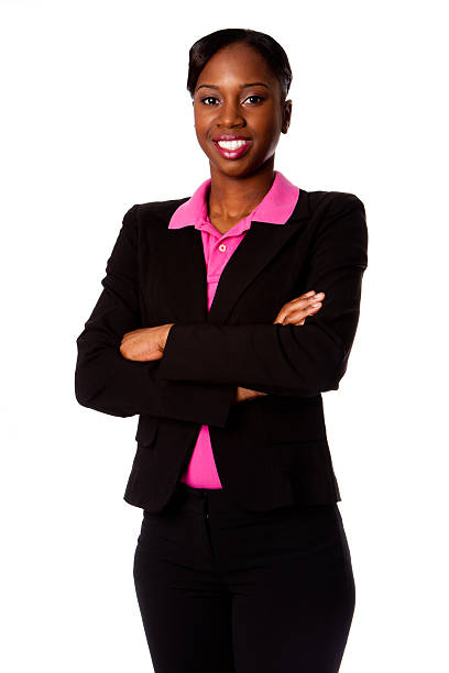 istock Happy smiling business woman 177243356