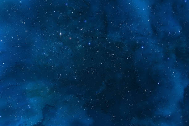 istock Blue Milky Way Galaxy universe with stars 177243464