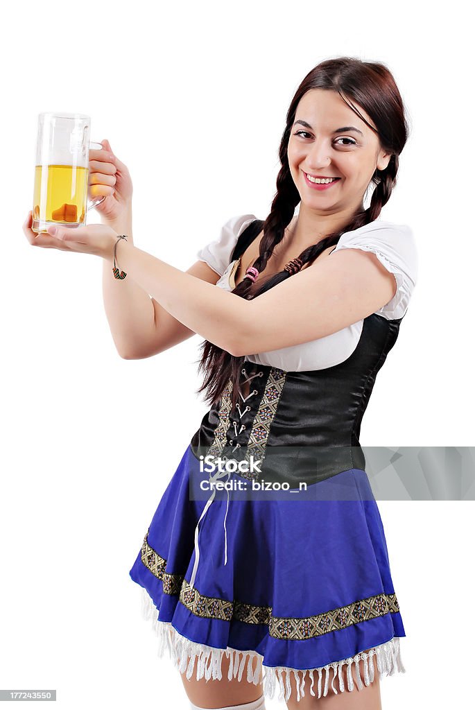 Garota de cerveja da Baviera - Foto de stock de Adulto royalty-free