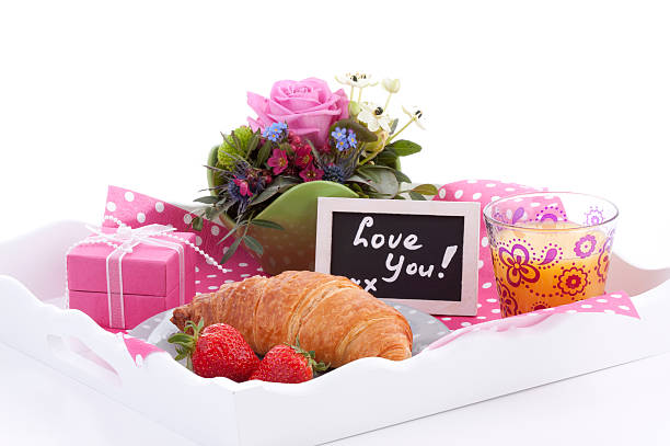 Delicious breakfast and a lovely present