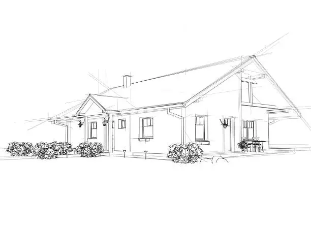 Photo of House drawing