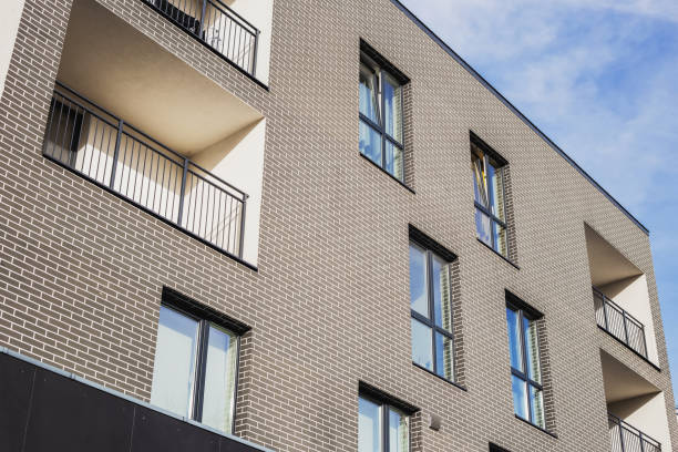 istock Urbanism, modern construction solutions, asymmetry of windows 1772461206