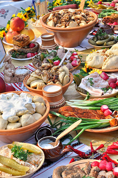 istock traditional ukrainian food in assortment 177246327