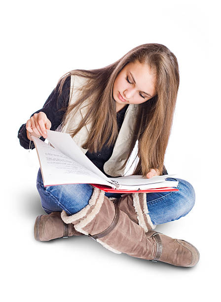 istock Attractive brunette student girl. 177246771