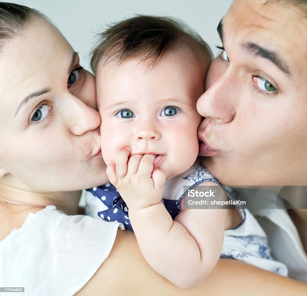 Happy familia - Foto de stock de Adulto libre de derechos