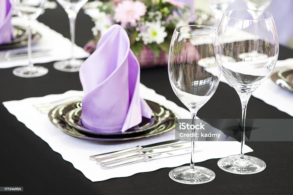 close-up di catering tavolo - Foto stock royalty-free di Albergo