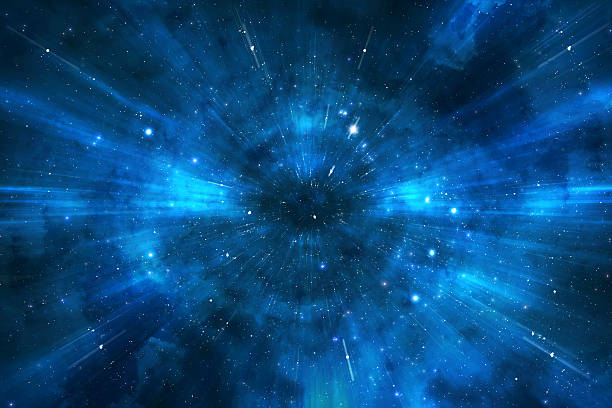 istock Space warp travel trough universe 177247809