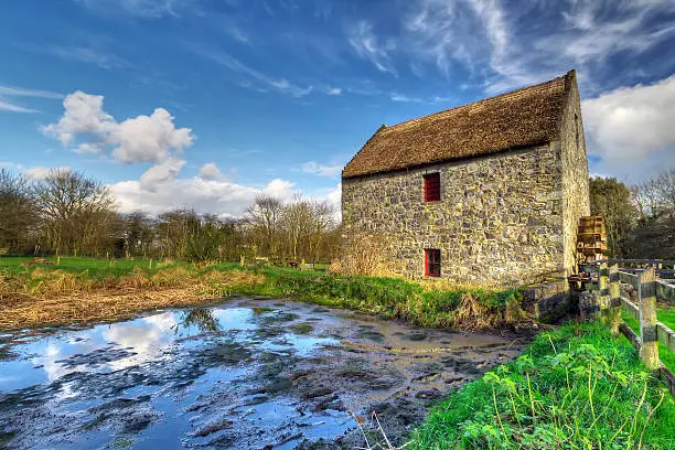 Photo of 19th century corn mill