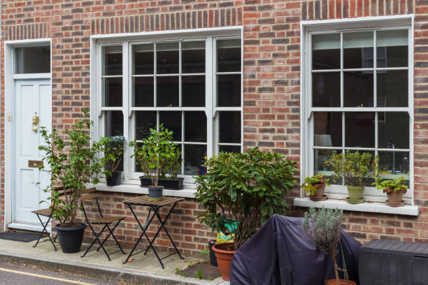 Brick townhouse is central London