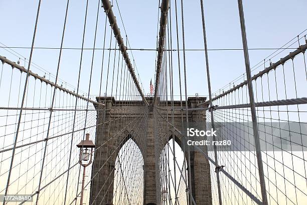 Brooklyn Bridge Stockfoto und mehr Bilder von Abstrakt - Abstrakt, Architektonisches Detail, Architektur