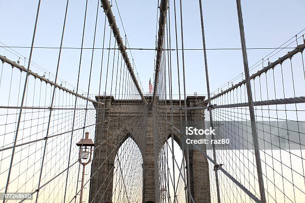 Foto de Brooklyn Bridge e mais fotos de stock de Abstrato - Abstrato, Arquitetura, Brooklyn - New York