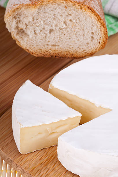 istock Delicious camembert cheese with baguette 177248534
