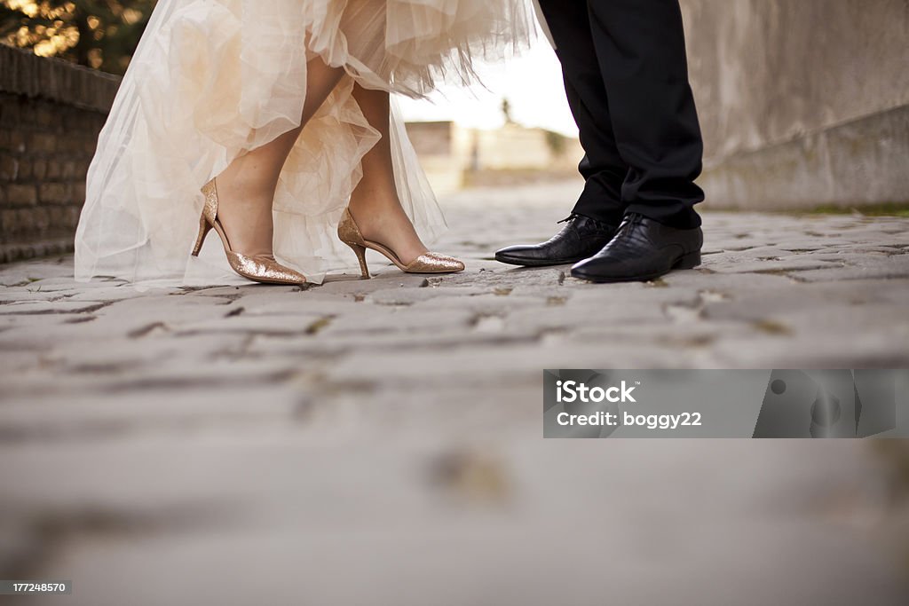 Pareja de novios - Foto de stock de Boda libre de derechos