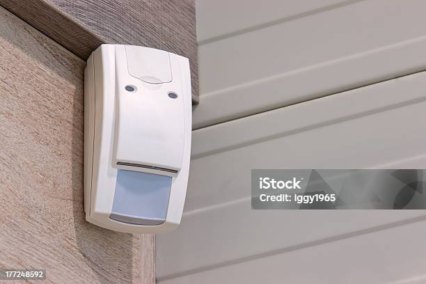 Dual Technology Sensor To Detect Burglars Stock Photo - Download Image Now - Burglar Alarm, Sensor, Electronics Industry