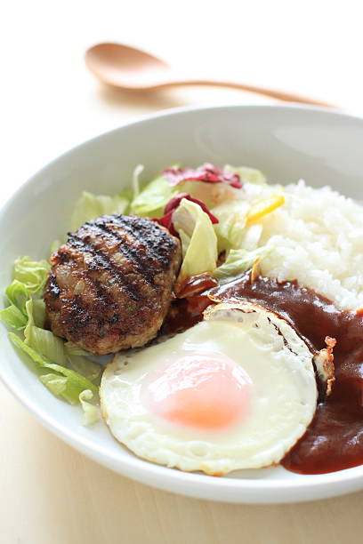istock Hawaiian food, Locomoco rice 177249900