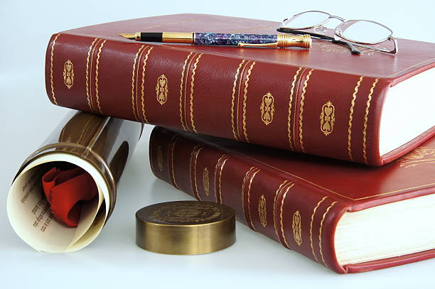istock Books and graduation diploma 177250498